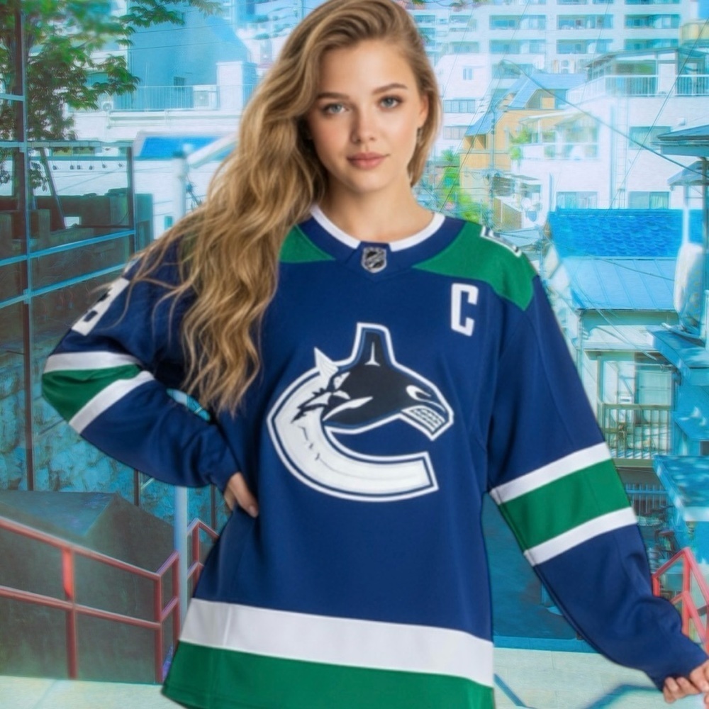 🆕Vancouver Canucks Quinn Hughes Jersey